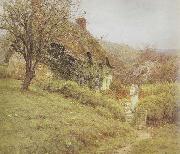 Helen Allingham,RWS South Country Cottage (mk46) Spain oil painting artist